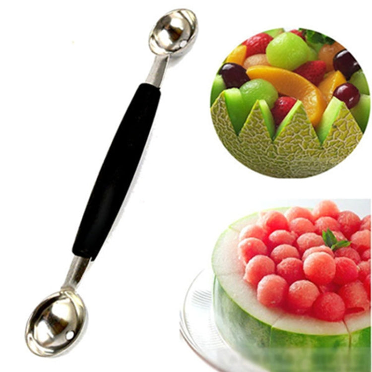 Household Stainless Steel Double Head Fruit Digging Spoon, Double Head Double Head