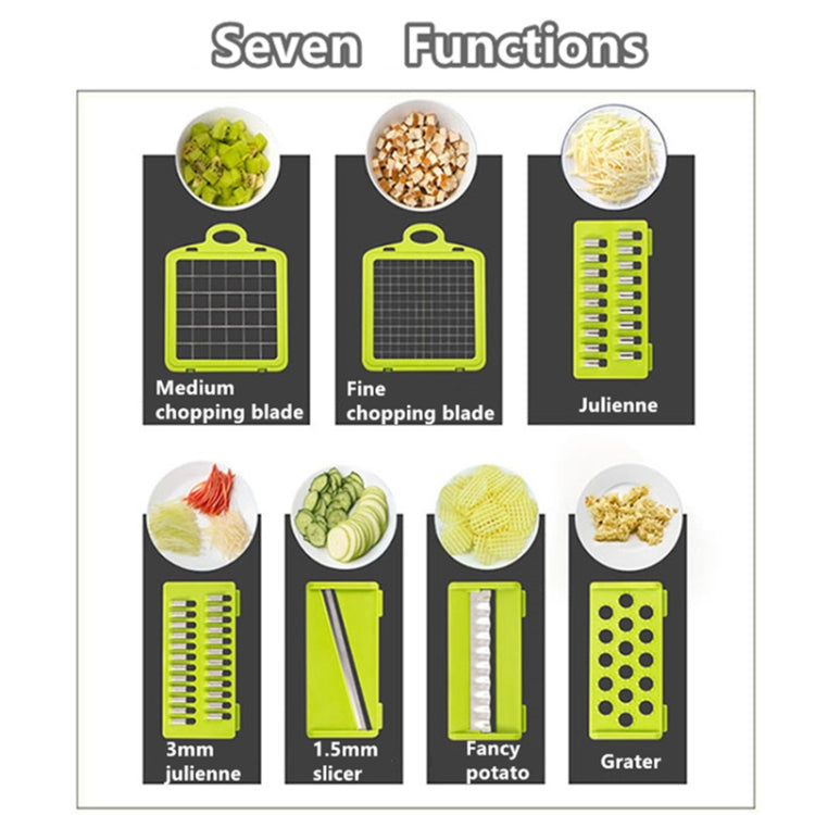 Vegetable Cutter Kitchen Slicer Fruit Cutter Potato Peeler Carrot Cheese Grater Vegetable Slicer, Vegetable Cutter – Durable Build, Easy to Use