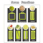 Vegetable Cutter Kitchen Slicer Fruit Cutter Potato Peeler Carrot Cheese Grater Vegetable Slicer, Vegetable Cutter – Durable Build, Easy to Use