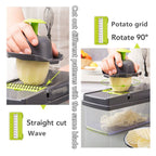 Vegetable Cutter Kitchen Slicer Fruit Cutter Potato Peeler Carrot Cheese Grater Vegetable Slicer, Vegetable Cutter – Durable Build, Easy to Use