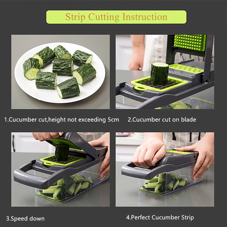 Vegetable Cutter Kitchen Slicer Fruit Cutter Potato Peeler Carrot Cheese Grater Vegetable Slicer, Vegetable Cutter – Durable Build, Easy to Use