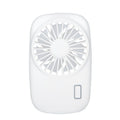 Portable Hand Held USB Rechargeable Mini Fan White
