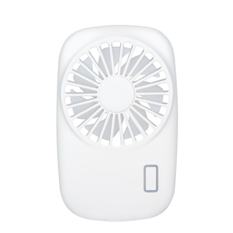 Portable Hand Held USB Rechargeable Mini Fan White