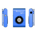 IPX8 Waterproof Swimming Diving Sports MP3 Music Player with Clip & Earphone, Support FM, 4GB, 8GB 4GB Blue