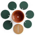 Novelty DIY Cactus Coaster Anti-skid Insulation Tea Pad Home Storage Desktop Multi-function Decoration, Cactus Coaster