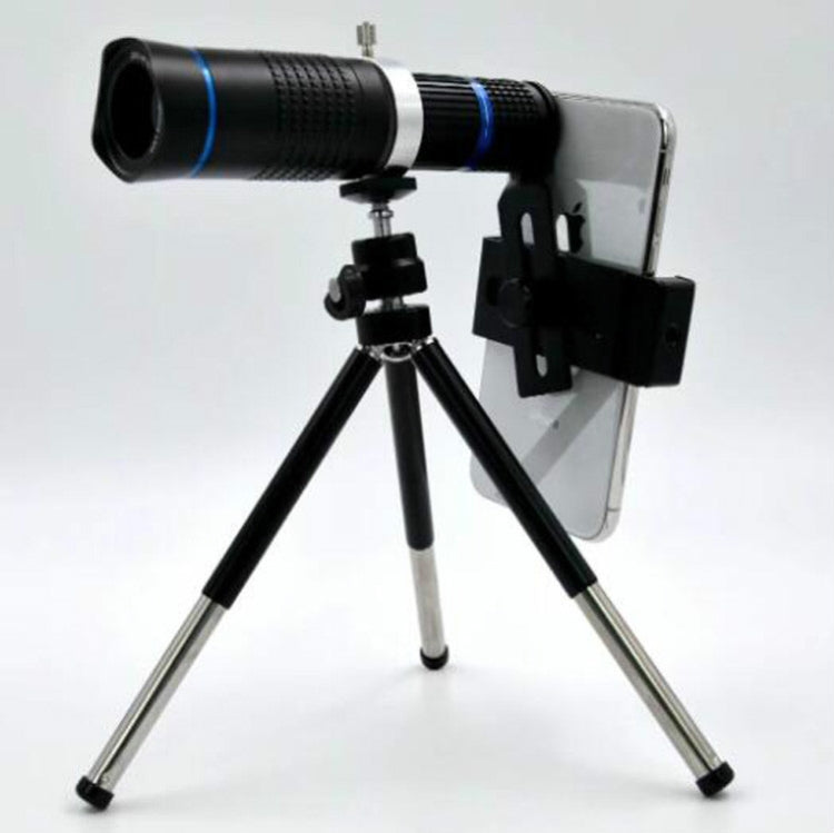 Bolanke Universal 20 Times Mobile Phone Telephoto Lens Monocular Live Broadcast HD 4K No Vignetting Lens, 20X 20X