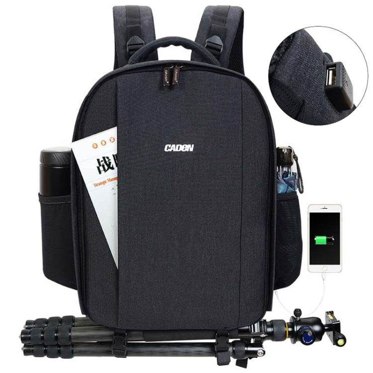 CADeN USB SLR Camera Bag Canon Nikon Professional Waterproof Portable Unisex Camera Bag Default Title