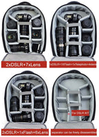 CADeN USB SLR Camera Bag Canon Nikon Professional Waterproof Portable Unisex Camera Bag
