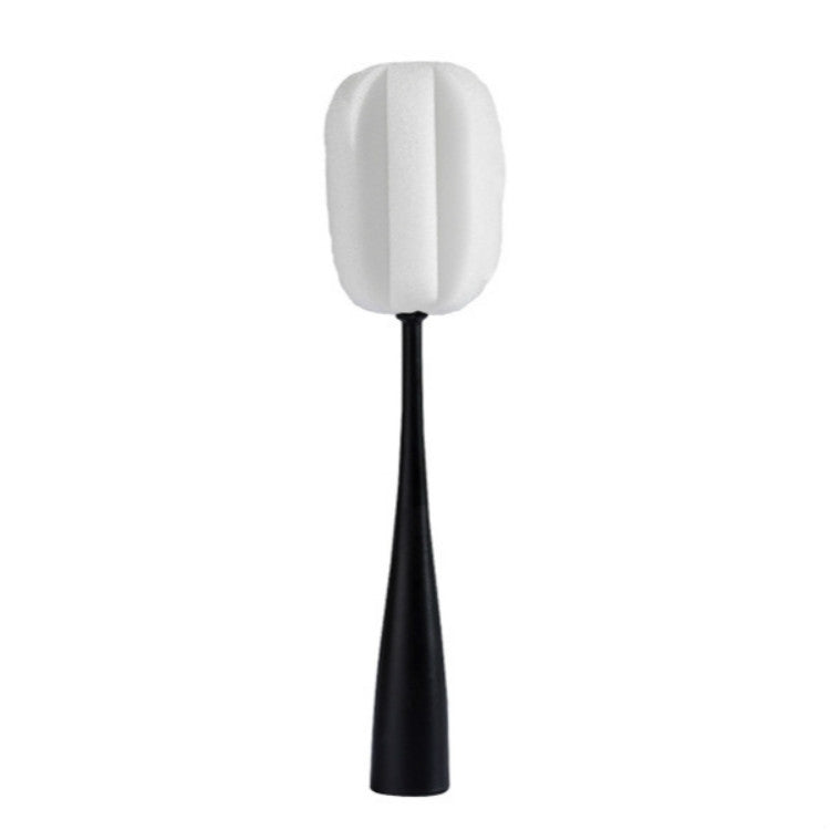 Long Handle Sponge Cup Brush Mug Cleaning Brush Bottle Brush Glass Cup Brush, White, Black, Pink, Gray – Durable Build, Easy to Use Black