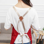 Cotton Kitchen Dining Overalls Strap Apron