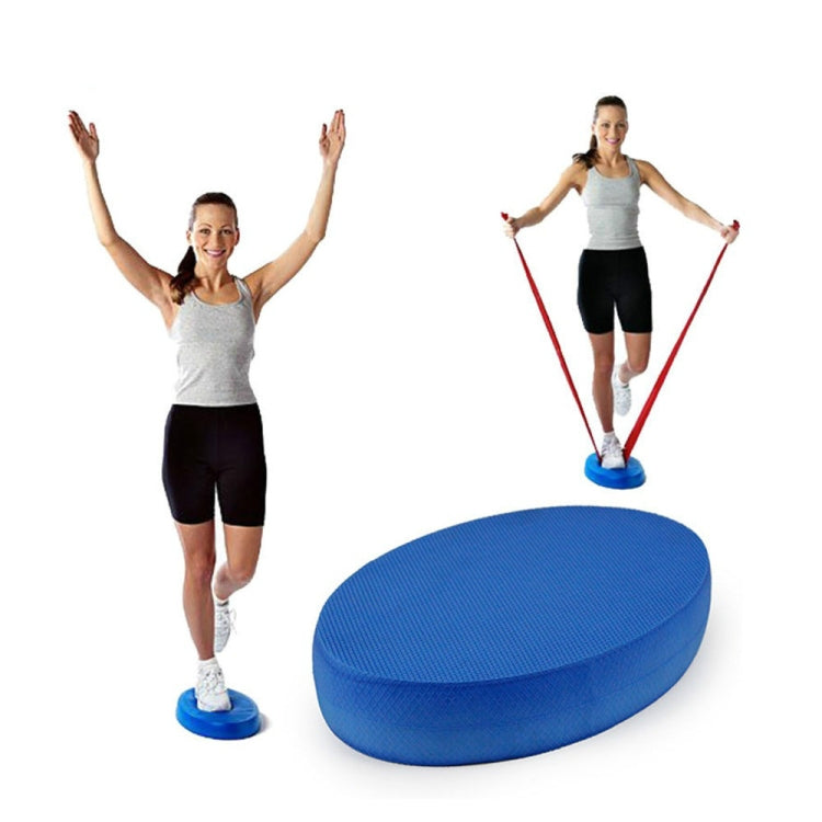 TPE Oval High Rebound Non-slip Yoga Supplies Balance Mat, Size: 31 x 21 x 6cm, 31 x 21 x 6cm 31 x 21 x 6cm