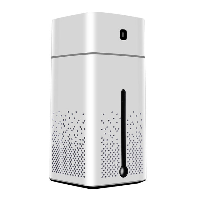 Ultrasonic Air Humidifier USB Essential Oil Aroma Diffuser LED Night Light Spray Mist Purifier, 1000ml – Durable Build, Easy to Use White