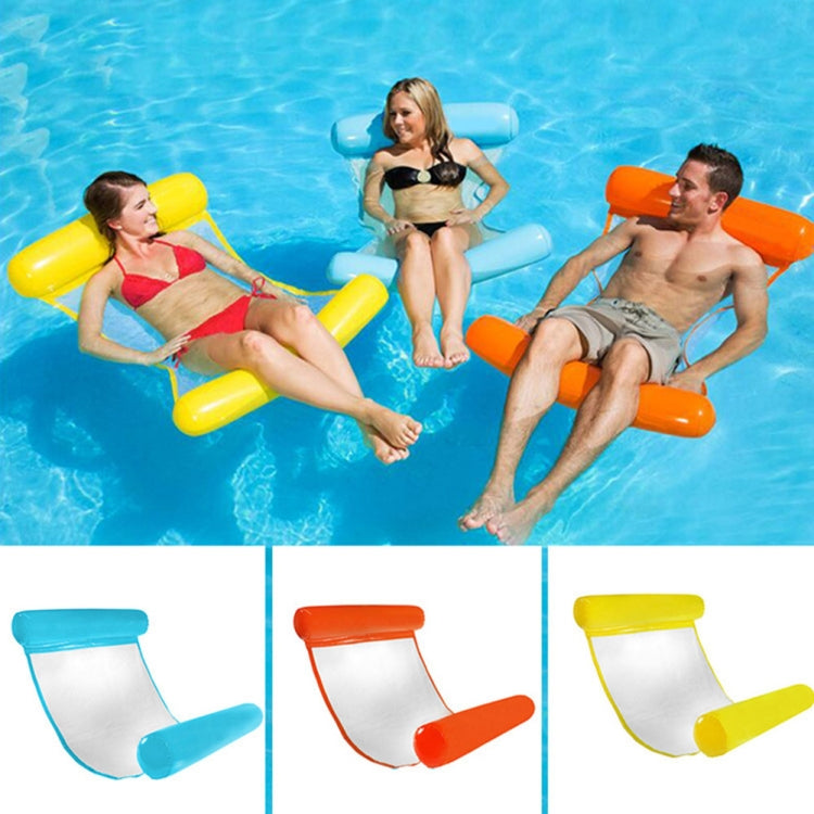Foldable Double-purpose Backrest Float Hammock with Net, Size:120 x 75cm(Orange), Size:120 x 75cm(Cherry Blossoms Pink), Size:120 x 75cm(Yellow)