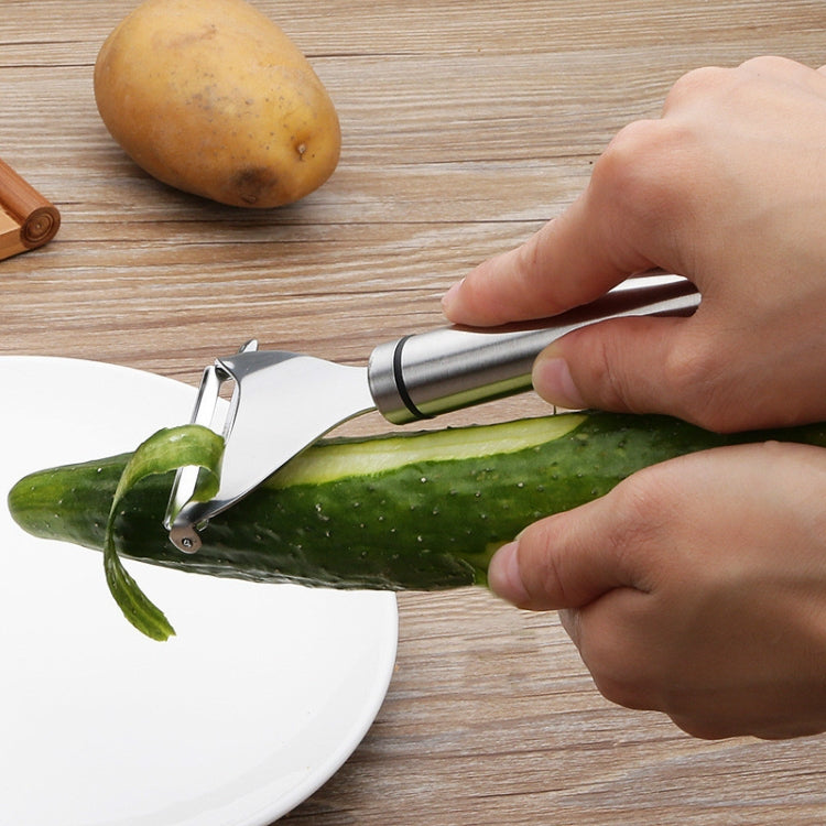 Stainless Steel Peeler Fruit Knife Planer Multi-function Kitchen Scraper Potato Peeling Knife, Triangular Planer, Bow Planer Triangular Planer Triangular Planer