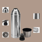 Outdoor Travel Household Stainless Steel Vacuum Insulation Pot, 1L – Durable Build, Easy to Use