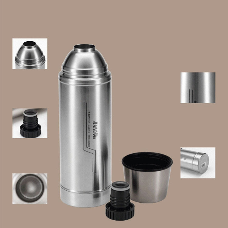 Outdoor Travel Household Stainless Steel Vacuum Insulation Pot, 1L – Durable Build, Easy to Use