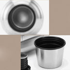 Outdoor Travel Household Stainless Steel Vacuum Insulation Pot, 1L – Durable Build, Easy to Use