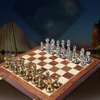 Zinc Alloy Simple European Chess Board Chess Set, European Chess Set European Chess Set