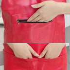 Waterproof Oil Proof Soft Leather Thick Wear-resistant Men and Women Overalls Apron – Waterproof, Wear-resistant, Leather