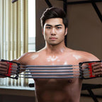 Dual Purpose Spring Tensioner Chest Expander Multifunctional Arm Strength Brawn Training Device Default Title