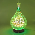 STB-XB10 3D Fireworks 7 Colors LED Night Light Air Humidifier Aroma Essential Oil Diffuser Mist Maker, US Plug, EU Plug, UK Plug, AU Plug