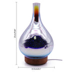 STB-XB10 3D Fireworks 7 Colors LED Night Light Air Humidifier Aroma Essential Oil Diffuser Mist Maker, US Plug, EU Plug, UK Plug, AU Plug