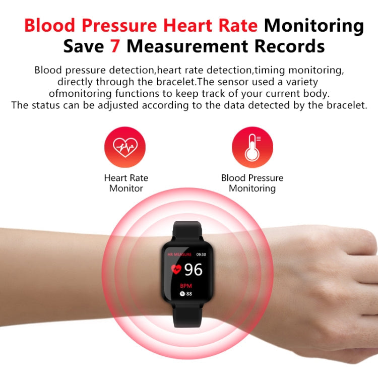 B57 Smart Watch – 1.3" Screen, IP67 Waterproof, Blood Pressure Monitoring