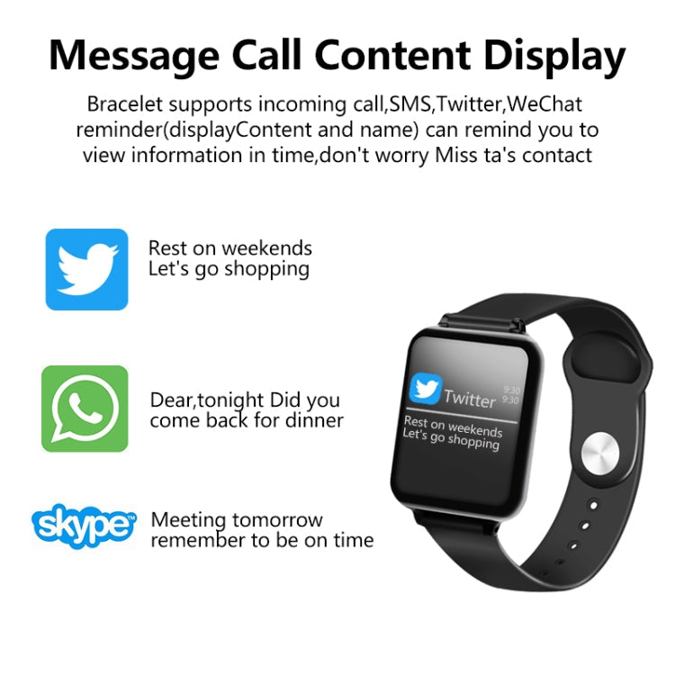 B57 Smart Watch – 1.3" Screen, IP67 Waterproof, Blood Pressure Monitoring