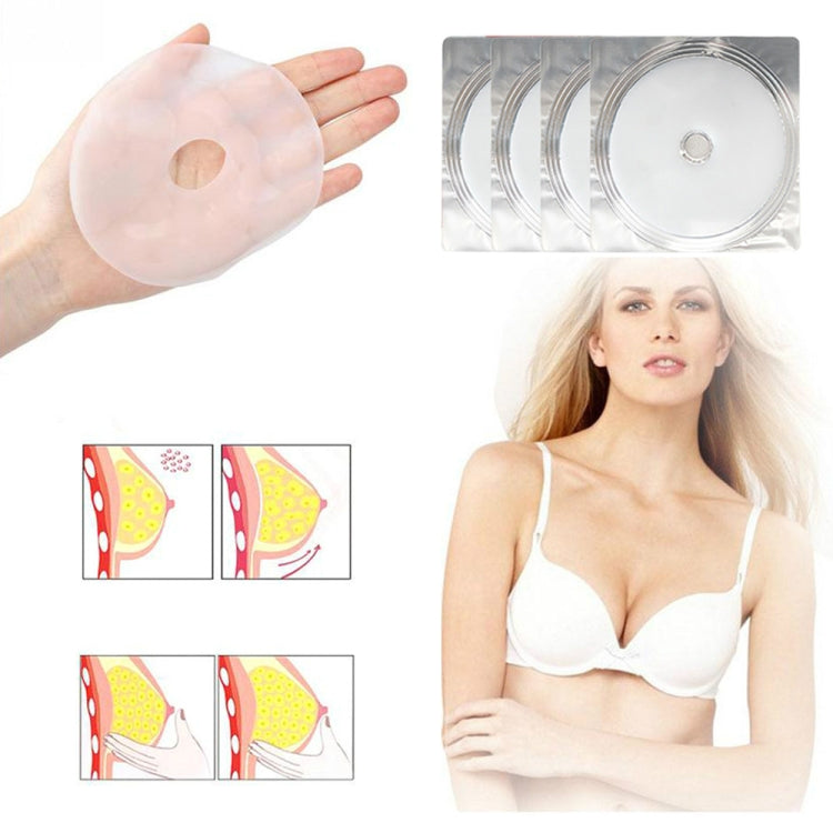 4 PCS/Box Chest Enlarging Paste Collagen Breast Enhancement Patch Women Bust Firming Lifting Pads, Packing Box Random Delivery Default Title