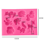 Animals Silicone Mold Cake Decorating Tools Pastry Baking Chocolate Soap Mold, Animals Shape