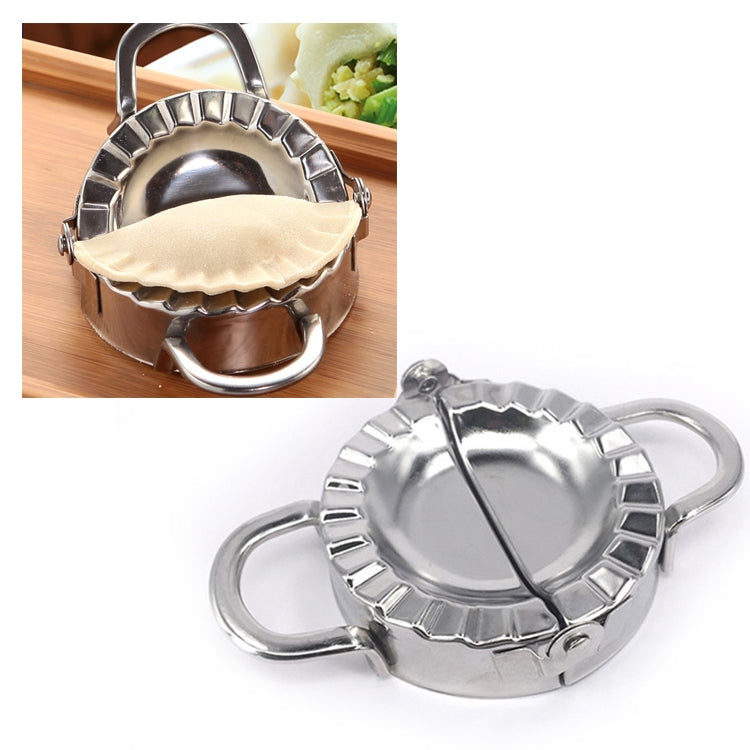 Stainless Steel Dumpling Maker Dough Cutter Dumpling Mould Kitchen Accessories Pastry Tools, Large 9.7cm with White Box, Small 7.7cm with White Box, 8.3 Dumplings Round Knife, 7.3 Dumplings Round knife Large 9.7cm with White Box