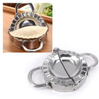 Stainless Steel Dumpling Maker Dough Cutter Dumpling Mould Kitchen Accessories Pastry Tools, Large 9.7cm with White Box, Small 7.7cm with White Box, 8.3 Dumplings Round Knife, 7.3 Dumplings Round knife Large 9.7cm with White Box