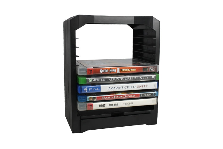 Disc Holder Game Accessories Storage Box for PS4 Accessories / Host Panel / Game Discs – Durable Build, Easy to Use, For PS4
