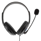 Bilateral Large Headphones PS4 Host Internet Voice Chat Headset for PS4, Large Headphones