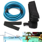 Swimming Resistance Strength Training Equipment Elastic Rope Swimming Equipment, 10 x 6 x 2m, 10 x 6 x 4m 10 x 6 x 2m Blue
