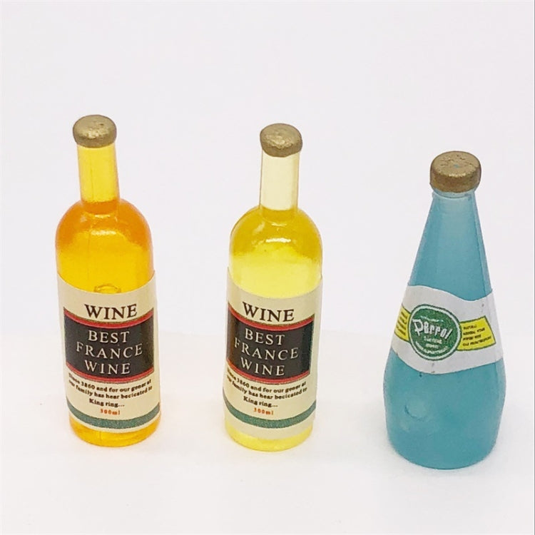 3 PCS / Set 1:12 Mini House Toy Simulation Wine Drink Decoration, 3 PCS / Set Wine Drink Decoration 3 PCS Set Wine Drink Decoration