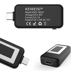 KEWEISI Multi-function Type-C / USB-C Tester Charger Detector Digital Voltmeter Ammeter Voltage Meters