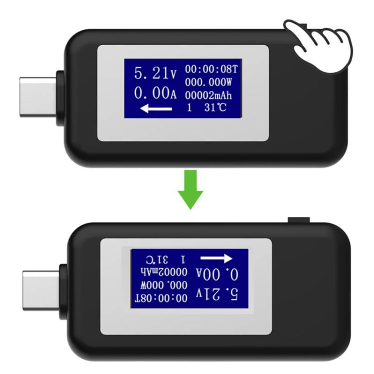 KEWEISI Multi-function Type-C / USB-C Tester Charger Detector Digital Voltmeter Ammeter Voltage Meters