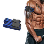1 Pair Natural Latex Silk Elastic Band Arm Fitness Blood Flow Restriction Training Band, Size: 60 x 5cm, 1 Pair Training Band (Blue), 1 Pair Training Band (Red) 1 Pair Training Band (Blue) Blue