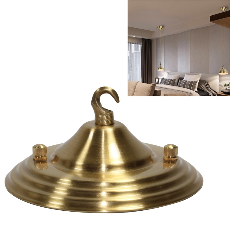 Chandelier Wall Lamp Full Copper Ceiling Plate Base Lighting Accessories, 12cm 12cm