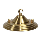 Chandelier Wall Lamp Full Copper Ceiling Plate Base Lighting Accessories, 12cm