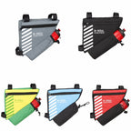 B-soul Bicycle Bags With Water Bottle Triangle Pouch Solid Cycling Front Tube Frame Bag Pocket, 20.5*18*5cm