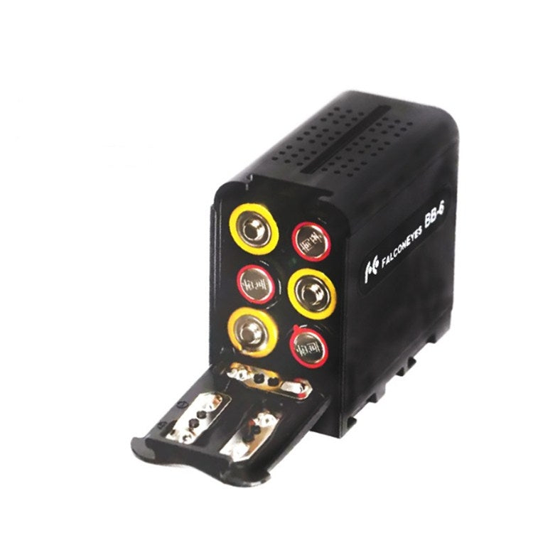 BB-6 AA Battery Box To F970 Box Universal Battery Box for LED Camera Light Fill Light Default Title
