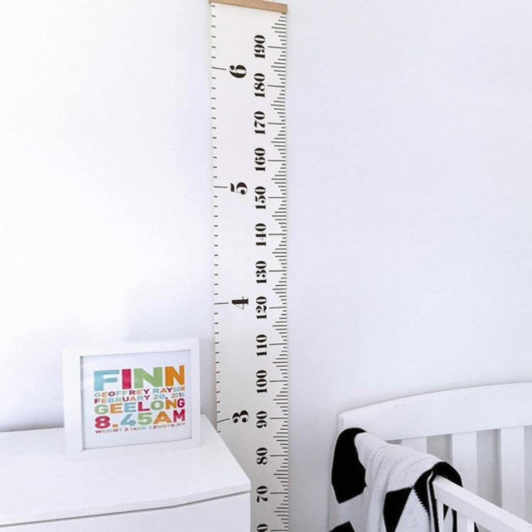 Wooden Wall Hanging Kids Growth Chart Height Measure Ruler Wall Sticker for Kids Room Home Decoration, Classic, Pink Wave, Green Wave, Gray Wave Classic