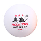 ROYING 10 PCS Professional ABS Table Tennis Training Ball, Diameter: 40mm, White 3Stars, Orange 3Stars – Durable Build, Easy to Use