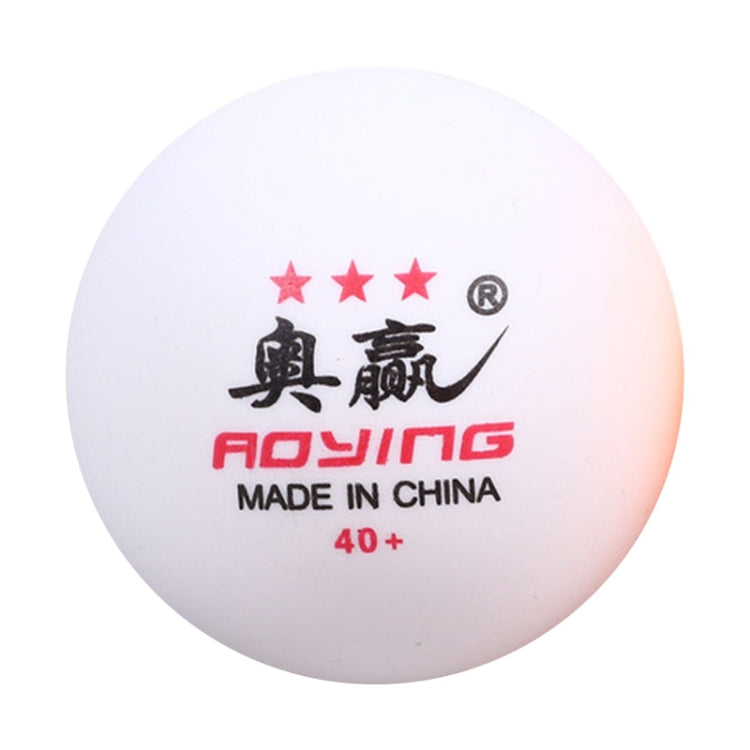 ROYING 10 PCS Professional ABS Table Tennis Training Ball, Diameter: 40mm, White 3Stars, Orange 3Stars – Durable Build, Easy to Use