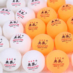ROYING 10 PCS Professional ABS Table Tennis Training Ball, Diameter: 40mm, White 3Stars, Orange 3Stars – Durable Build, Easy to Use