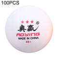 ROYING 10 PCS Professional ABS Table Tennis Training Ball, Diameter: 40mm, White 3Stars, Orange 3Stars – Durable Build, Easy to Use White 3Stars