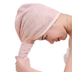 Womens Magic Quick Dry Bath Hair Drying Towel Cap Bathing Tool – Durable Build, Easy to Use