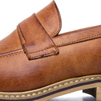 British Style Pointed Shoes Versatile Casual Shoes Slip-on Men Shoes, 42